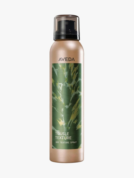 Aveda Tousled Texture Dry Texture Spray in branded component on a light gray background